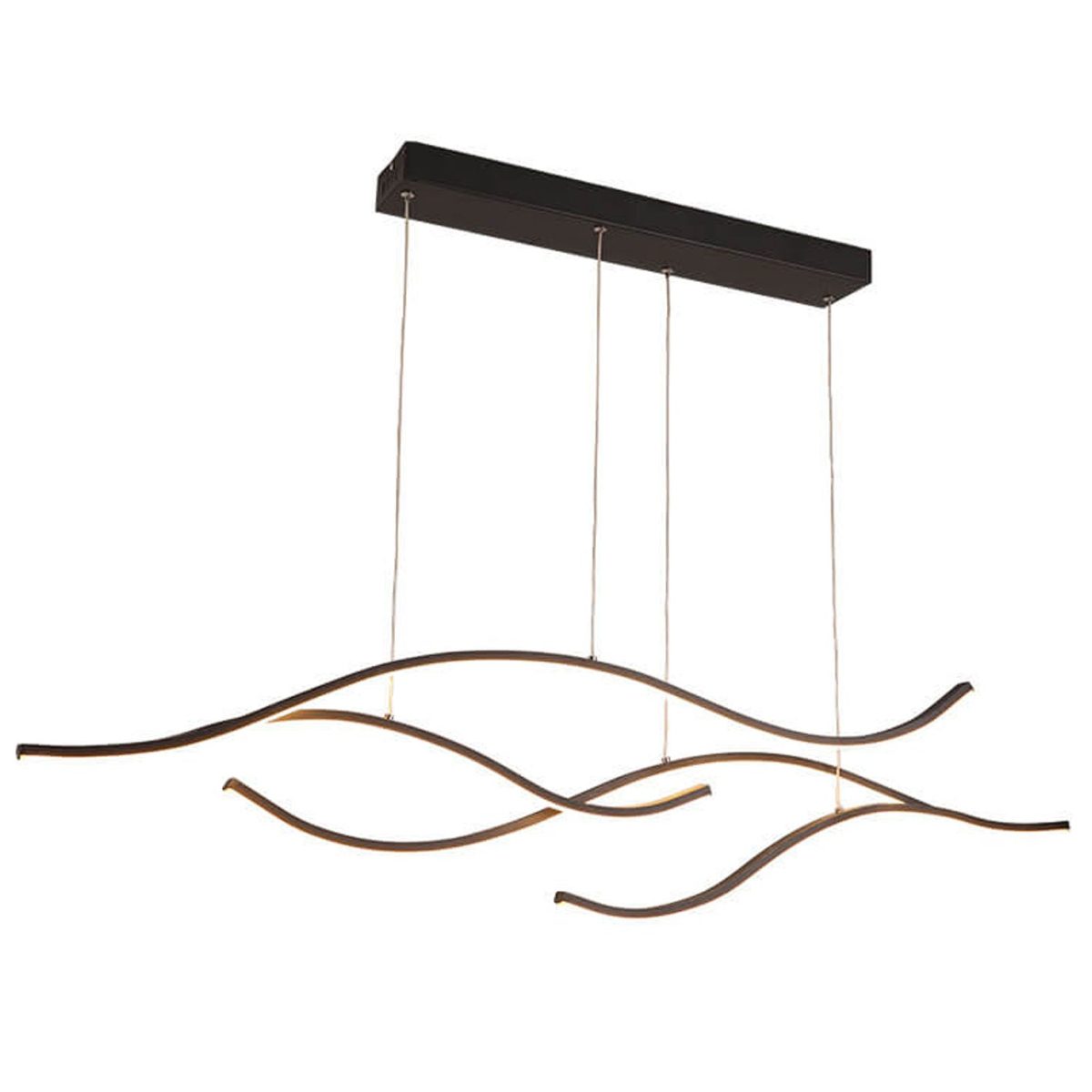 Nordic Creative Long Line Island Light LED Art Chandelier - Image 7