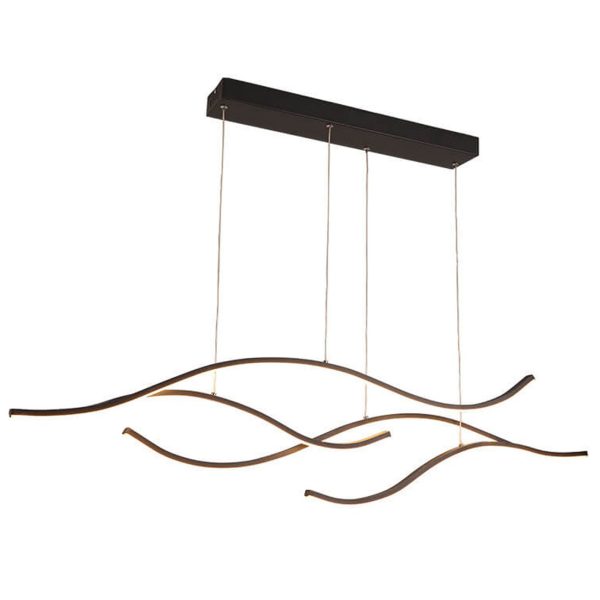 Nordic Creative Long Line Island Light LED Art Chandelier - Image 7