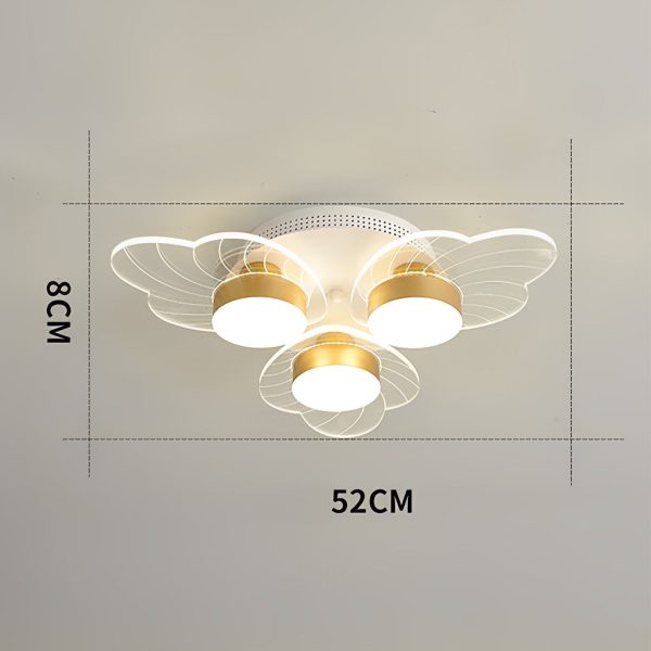 Acrylic Flower Design LED Nordic Ceiling Light Flush Mount Lighting - Image 6