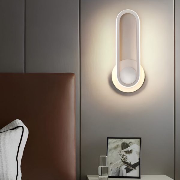 330?? Rotatable Rounded Rectangular LED Nordic Wall Lamp Wall Sconce Lighting - Image 11