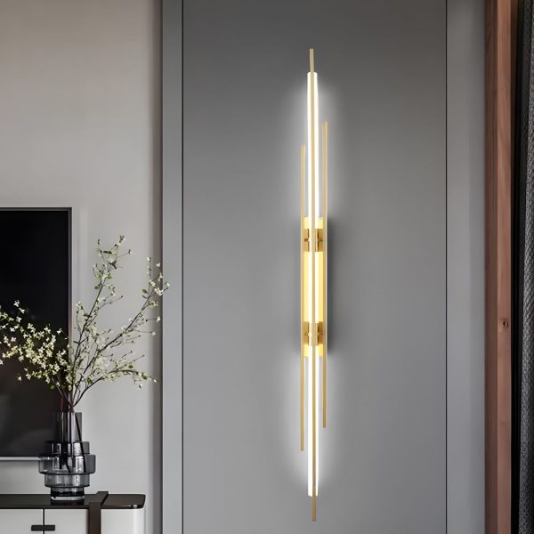 Long Strips Grille Iron Acrylic Simple Modern LED Wall Light Fixture - Image 4