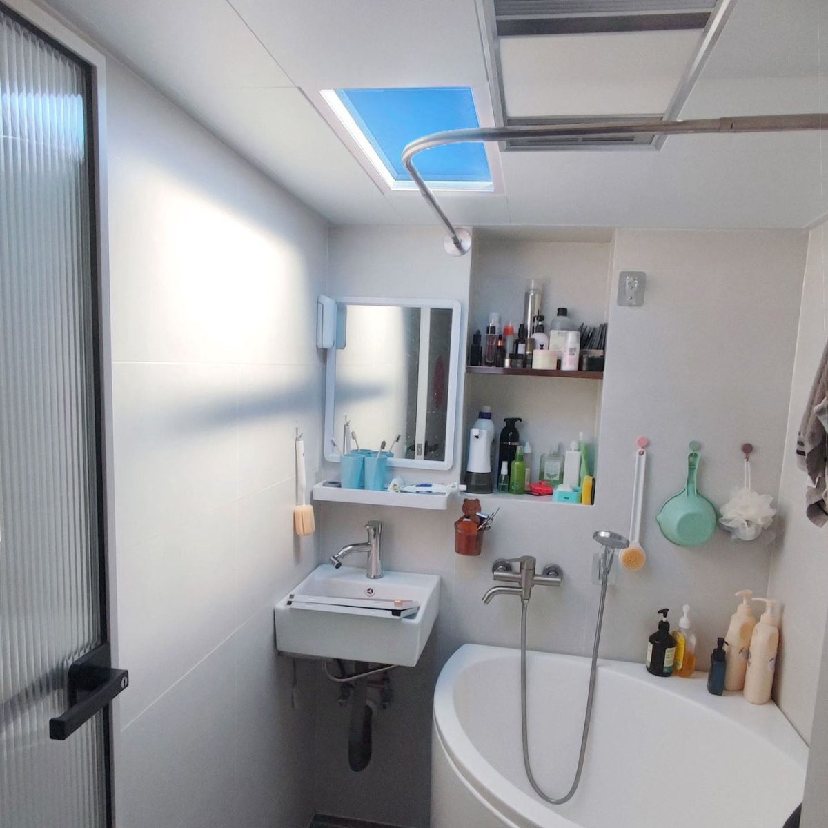 Modern Smart Blue Sky Aluminum LED Flush Mount Ceiling Light - Image 24