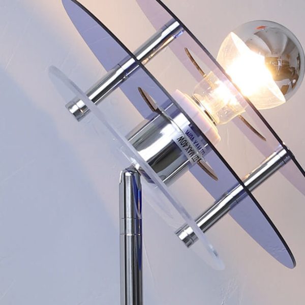 Modern Acrylic Space Saucer Design 1-Light Table Lamp - Image 10
