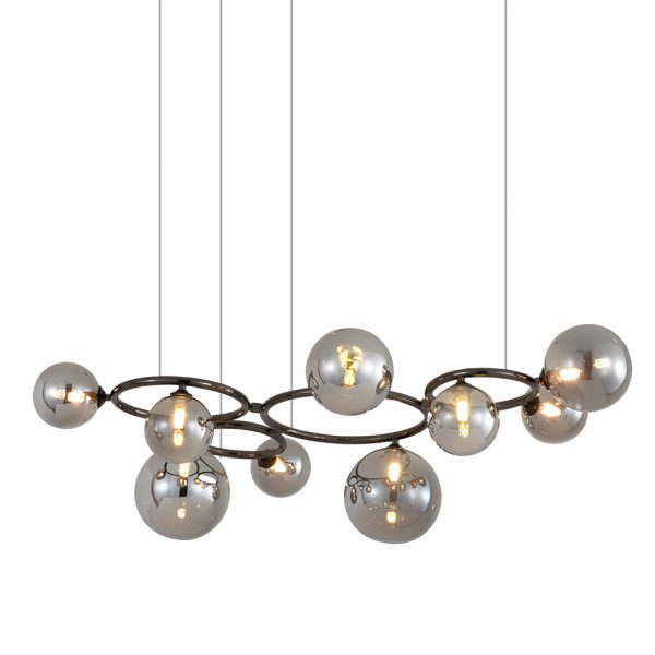 5/7/9-Light Glass Ball Circular Contemporary Chandelier with 3 Step Dimming - Image 35