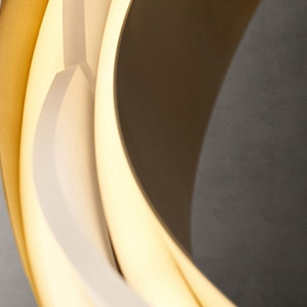 Modern Luxury Stainless Steel Long Bar Acrylic LED Chandelier - Image 11