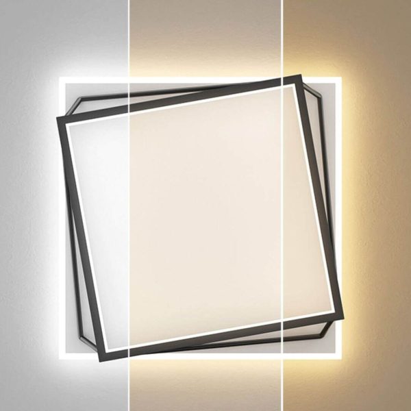 Nordic Minimalist Geometric Art LED Flush Mount Ceiling Light - Image 10