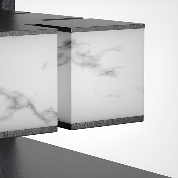 Square LED Waterproof Modern Solar Deck Post Lights Pillar Light Post Caps Lights - Image 15
