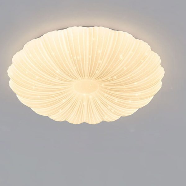 Modern Minimalist Shell Acrylic Round LED Flush Mount Ceiling Light - Image 7