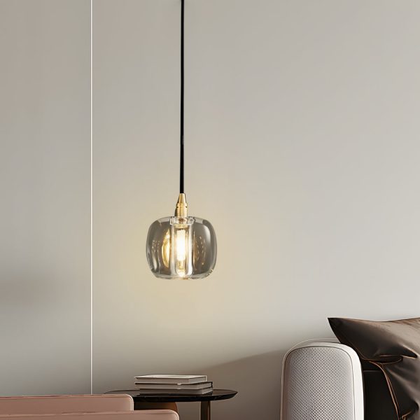 Long Spiral Cubes Crystal Pendant Light Dimmable Chandelier for Staircase - Image 2