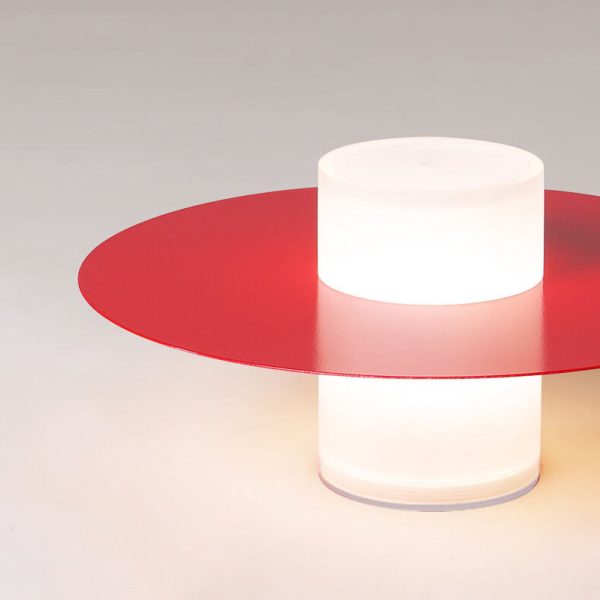 Modern Minimalist Cylindrical Disc Iron Acrylic LED Semi-Flush Mount Ceiling Light - Image 7