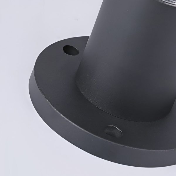 Round Light Control Induction Black Modern Outdoor Solar Pathway Lights - Image 15