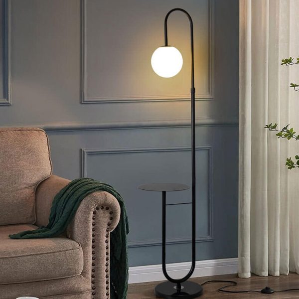 Nordic Minimalist Iron Marble  Table LED Standing Floor Lamp - Image 3