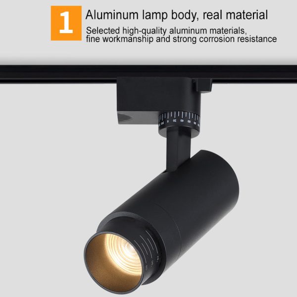 Modern Minimalist Adjustable Dimmable Focus Dimming Spotlight Tubular Track Lighting 3/4/5 Light LED Flush Mount For Living Room - Image 8
