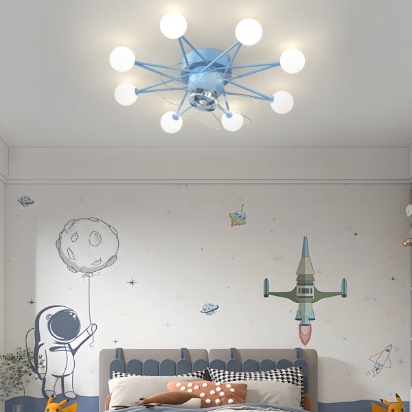 Stars Creative Balls 3 Step Dimming Modern Ceiling Fans - Image 8
