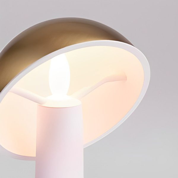 Cordless Touch Control Tiltable Mushroom Table Ambient Lamp - Image 7