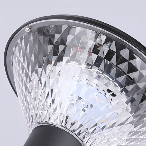 Circular Waterproof Intelligent Light Control Solar Fence Post Lights - Image 15