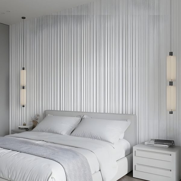 1/2/3 Heads Acrylic Cylinder Pendant Lights: Modern Hanging Lamp in Gold/Black - Image 9