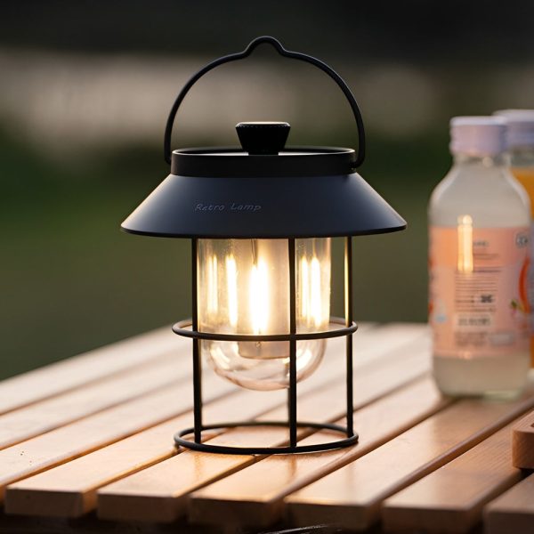 USB Rechargeable Dimmable LED Hanging Stand Portable Outdoor Lanterns - Image 10
