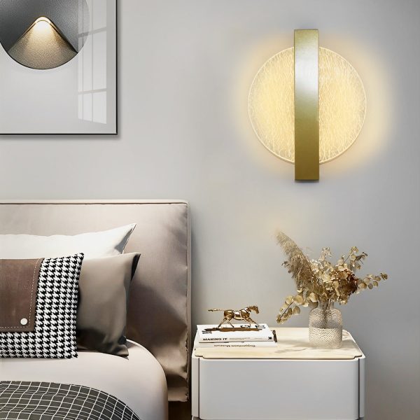 Round Square Semicircle Creative LED Nordic Bedside Wall Lamps Wall Lights - Image 5