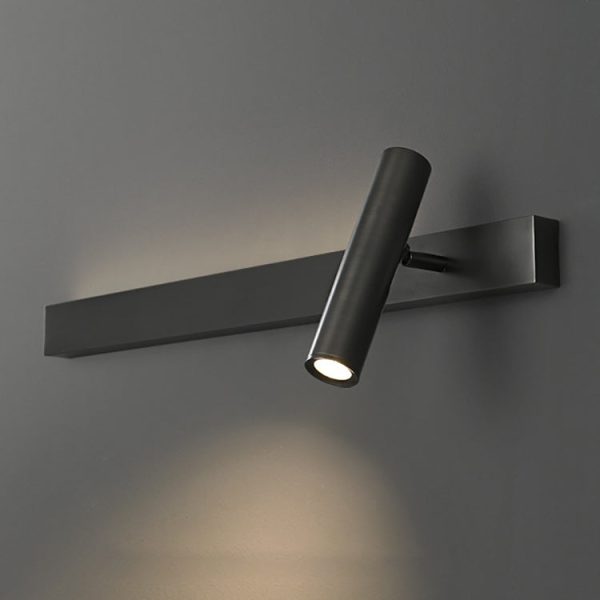 Modern Luxury Rectangle Cylinder Full Copper LED Wall Sconce Lamp For Bedroom - Image 8