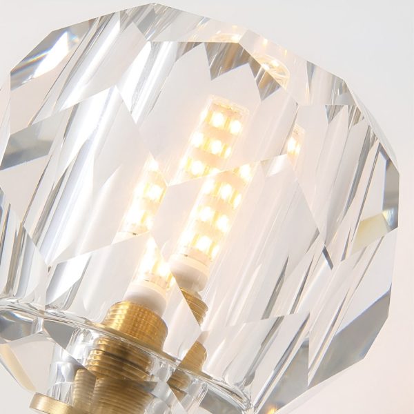 Ball-shaped LED Crystal Gold Postmodern Plug in Sconce Lighting Wall Lamp - Image 15