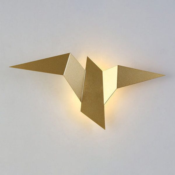 Modern Creative Flying Bird Metal 1-Light LED Wall Sconce Lamps - Image 16