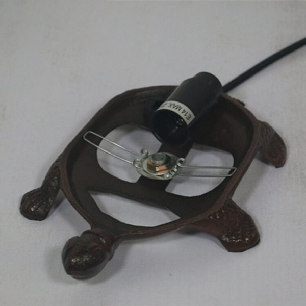 European Tiffany Turtle Stained Glass 1-Light Night Light Table Lamp - Image 13