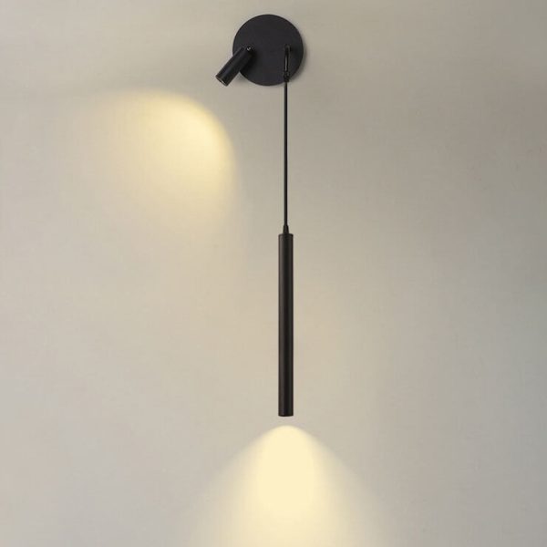 Nordic Minimalist Long Cylindrical Spotlight LED Wall Sconce Lamp - Image 6
