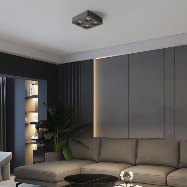 4.3-Inch H Square 7W COB LED FLush Mount Spotlight - Image 8