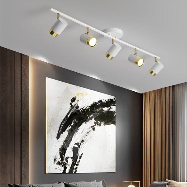 3/4/5 Lights GU10 LED Adjustable COB Surface Mounted Track Spotlight - Image 9