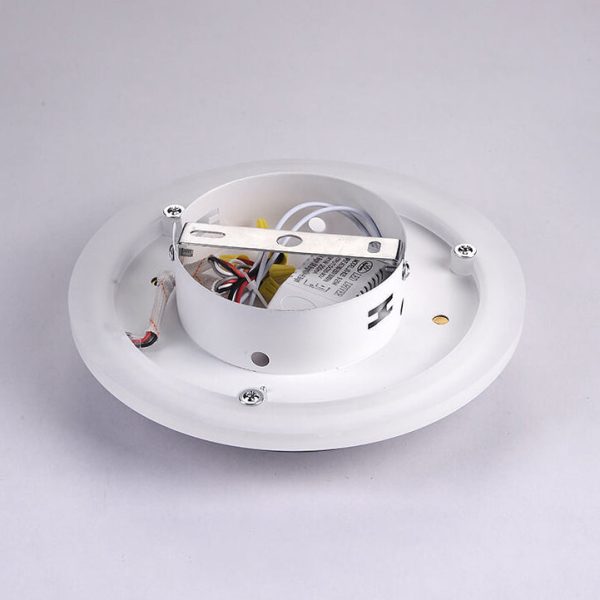 Nordic Simple Acrylic Square Circle Iron LED Flush Mount Ceiling Light - Image 10