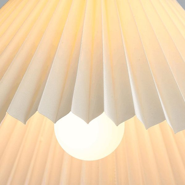 Nordic Wooden Pleated Cone 1/3 Light Island Light Chandelier - Image 16