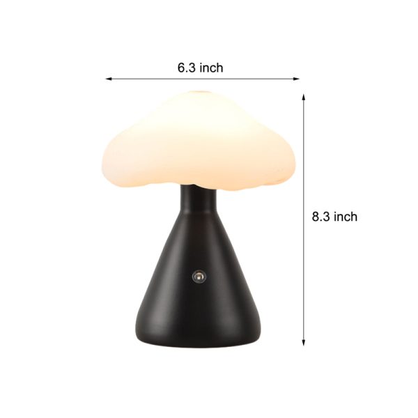 6.3 inch Metal Mushroom Cloud Table Lamp LED Ambient Lighting - Image 10