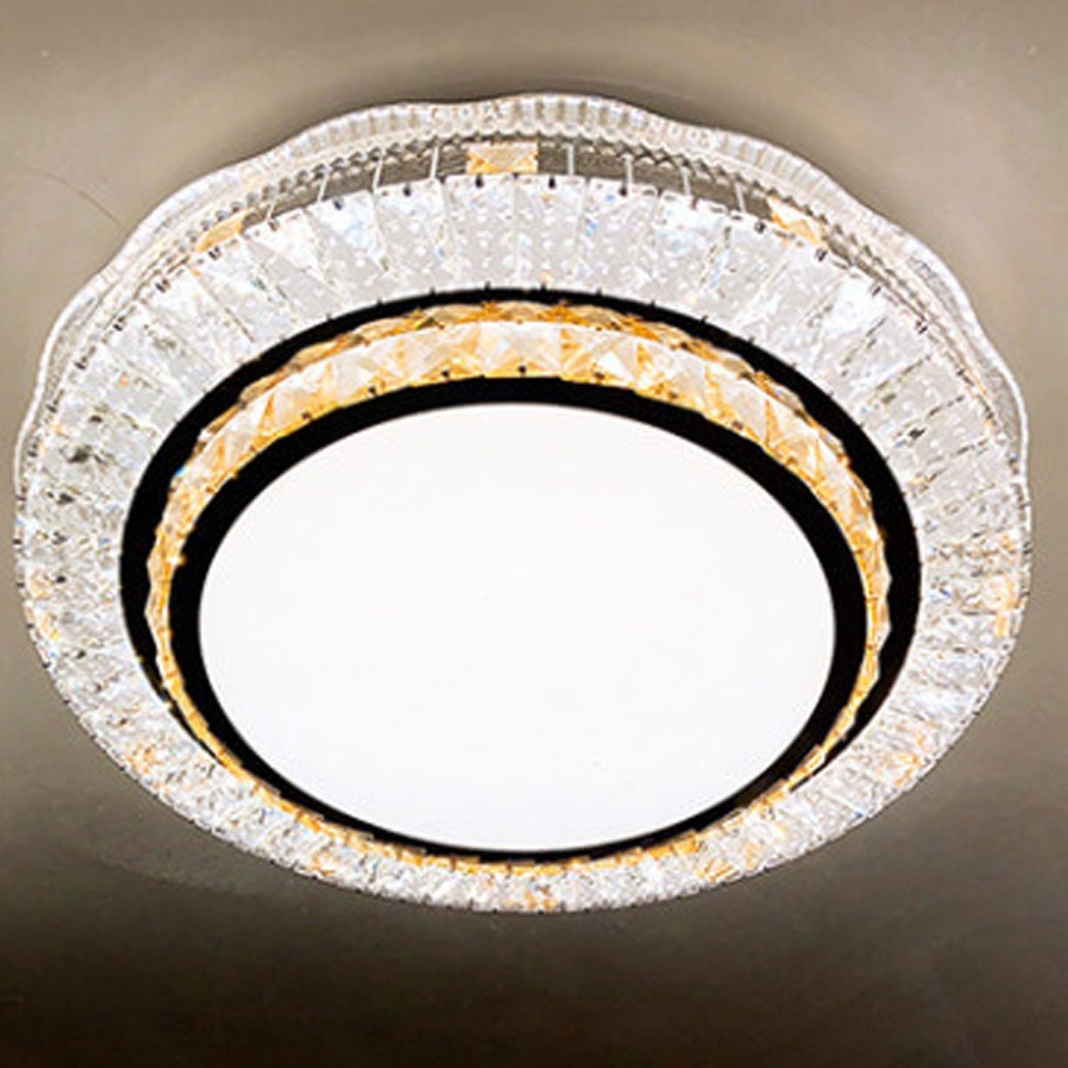 Nordic Light Luxury Round Design Multi-Style LED Flush Mount Light - Image 6