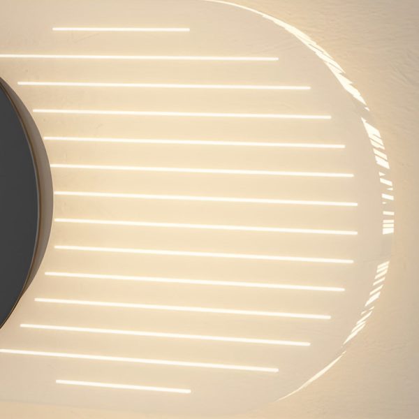 Creative Mute Clock Shaped LED Nordic Wall Lamp Wall Sconce Lighting - Image 15