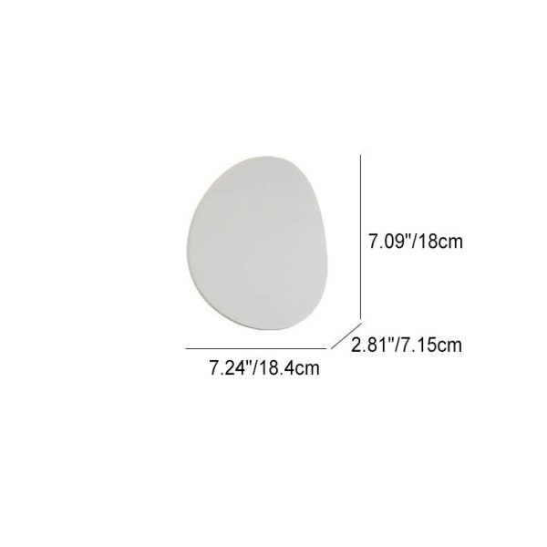 Minimalist Round 1-Light LED Indoor Outdoor Wall Sconce Lamp - Image 2
