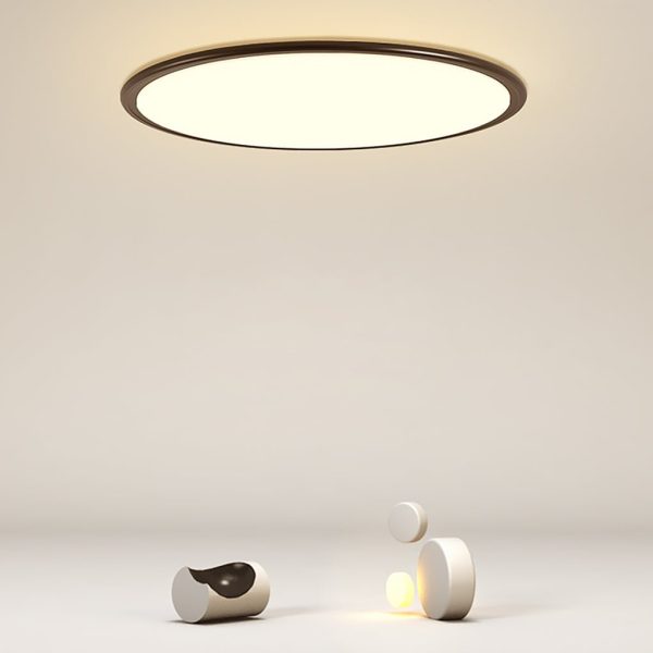 16'' Modern LED Ultrathin White Black Flush Mount Lights Circle Ceiling Lights - Image 3