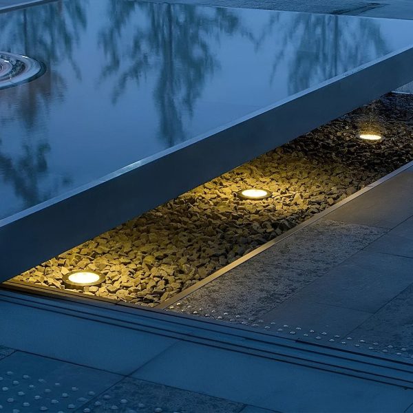 LED Outdoor Stairway Light Kit 16 Pc Weatherproof Recessed Deck and Step Lights