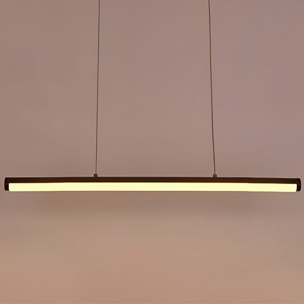 16'' Rectangular Long Matt Black Pendant Light Adjustable Warm White Ceiling Lights - Image 5