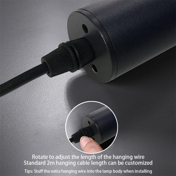 Nordic Minimalist Long Cylindrical Spotlight LED Wall Sconce Lamp - Image 4