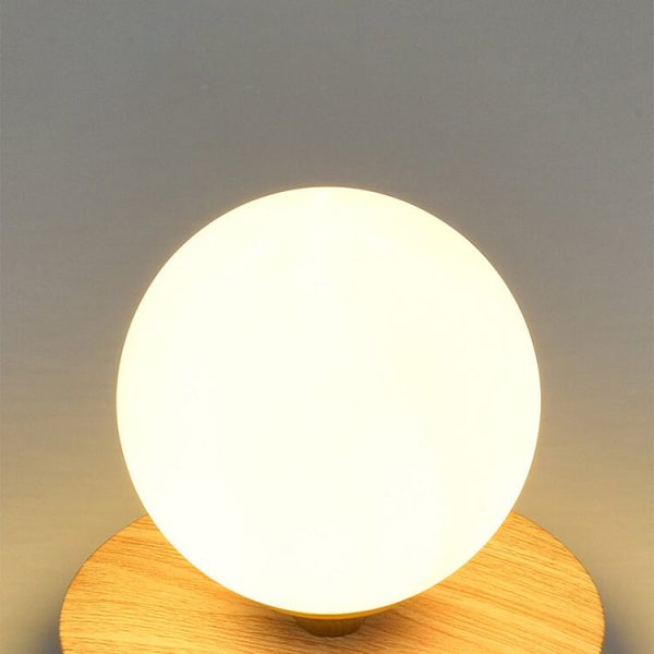 Japanese Minimalist Glass Iron Woodgrain 1-Light Semi-Flush Mount Ceiling Light - Image 21