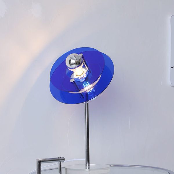 Modern Acrylic Space Saucer Design 1-Light Table Lamp - Image 18