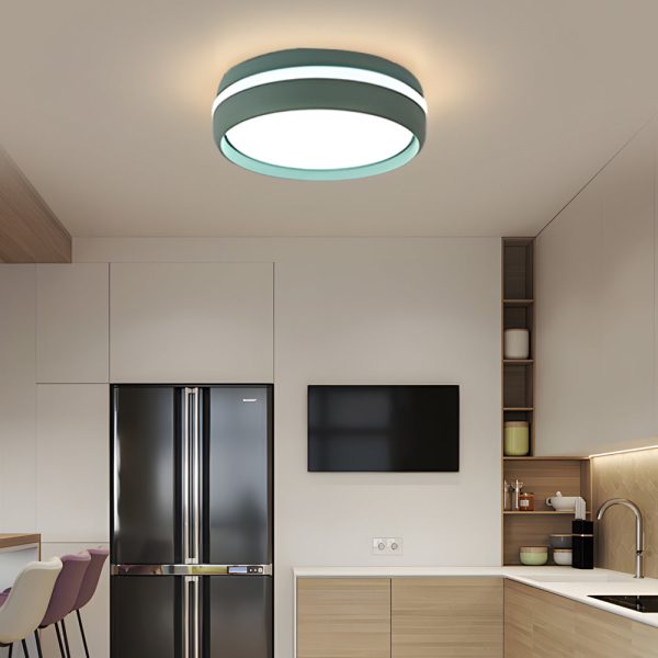 7.9-Inch Round Flush Mount Lighting LED Ceiling Light Acrylic Ceiling Lamp Ceiling-Mounted LED Light for Bedroom - Image 4