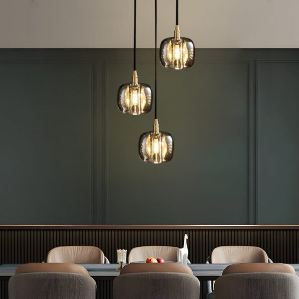 Long Spiral Cubes Crystal Pendant Light Dimmable Chandelier for Staircase - Image 10