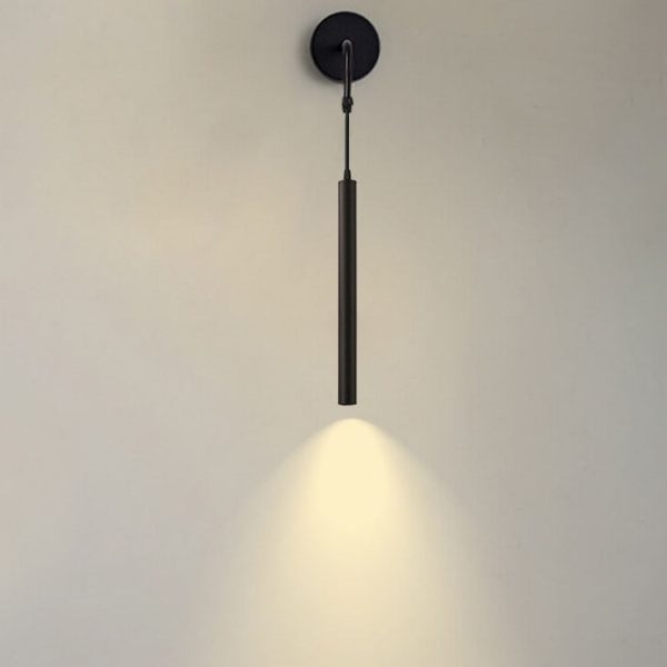 Nordic Minimalist Long Cylindrical Spotlight LED Wall Sconce Lamp - Image 5
