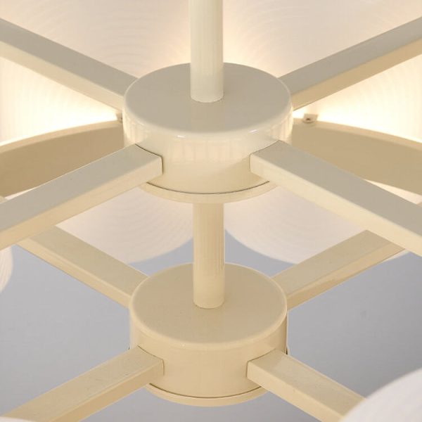 Modern Creative Round Rectangle Iron Aluminum PMMA LED Island Light Chandelier - Image 8