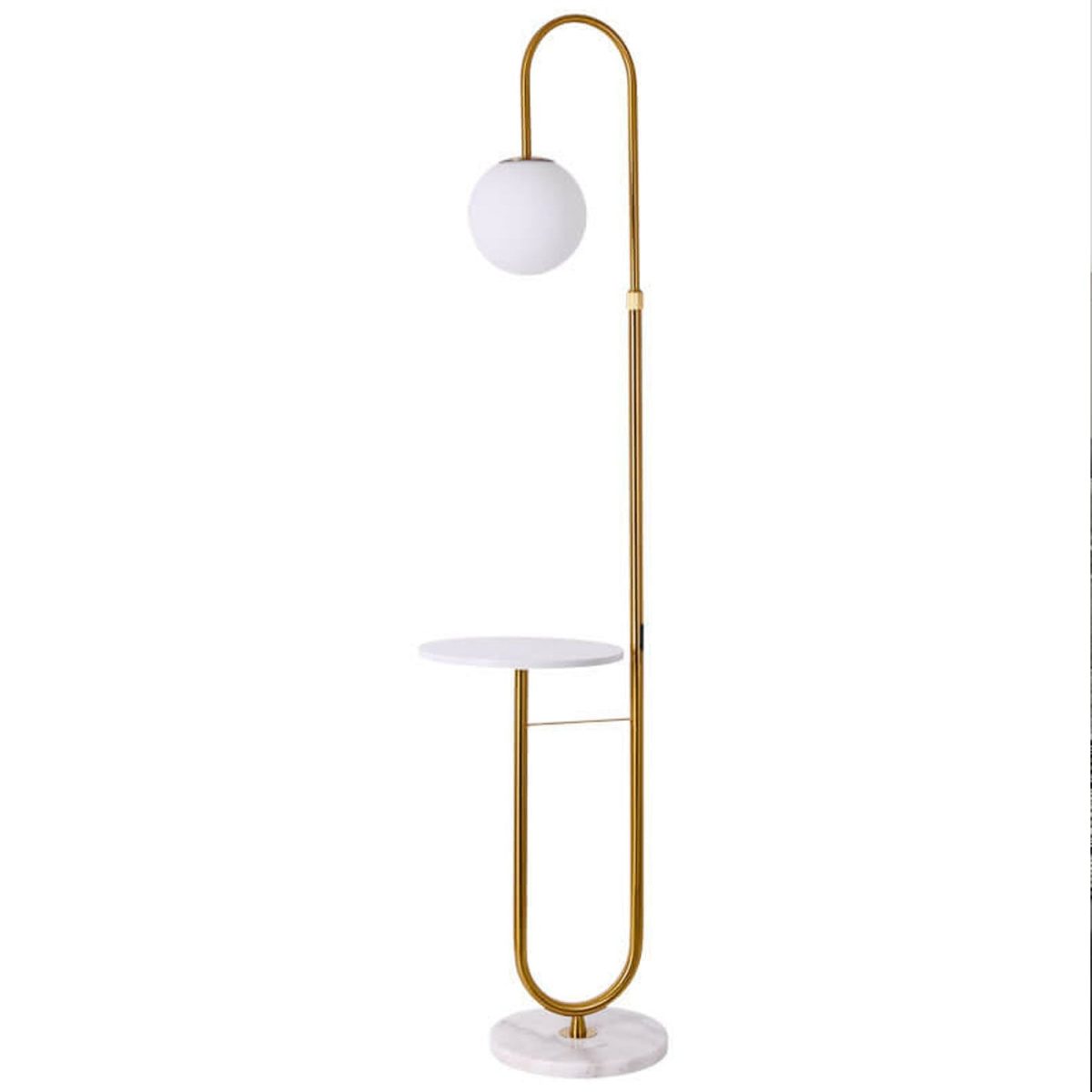 Nordic Minimalist Iron Marble  Table LED Standing Floor Lamp - Image 5