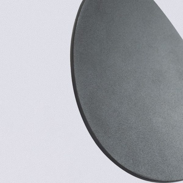 Minimalist Round 1-Light LED Indoor Outdoor Wall Sconce Lamp - Image 3