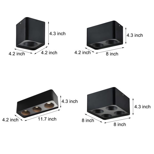 4.3-Inch H Square 7W COB LED FLush Mount Spotlight - Image 9