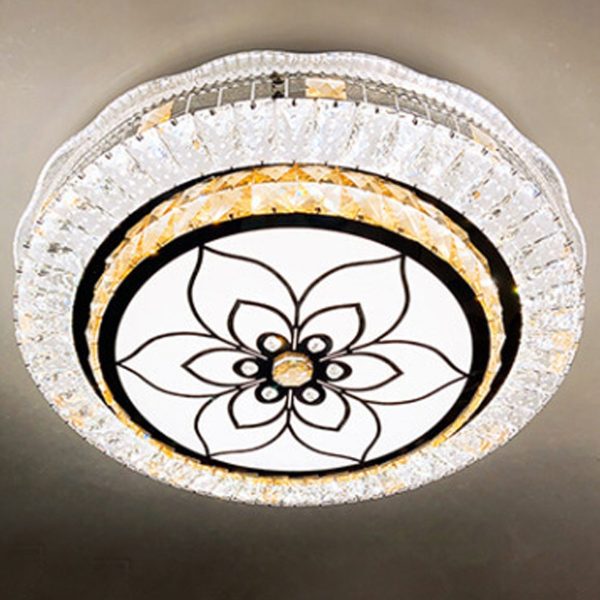 Nordic Light Luxury Round Design Multi-Style LED Flush Mount Light - Image 10